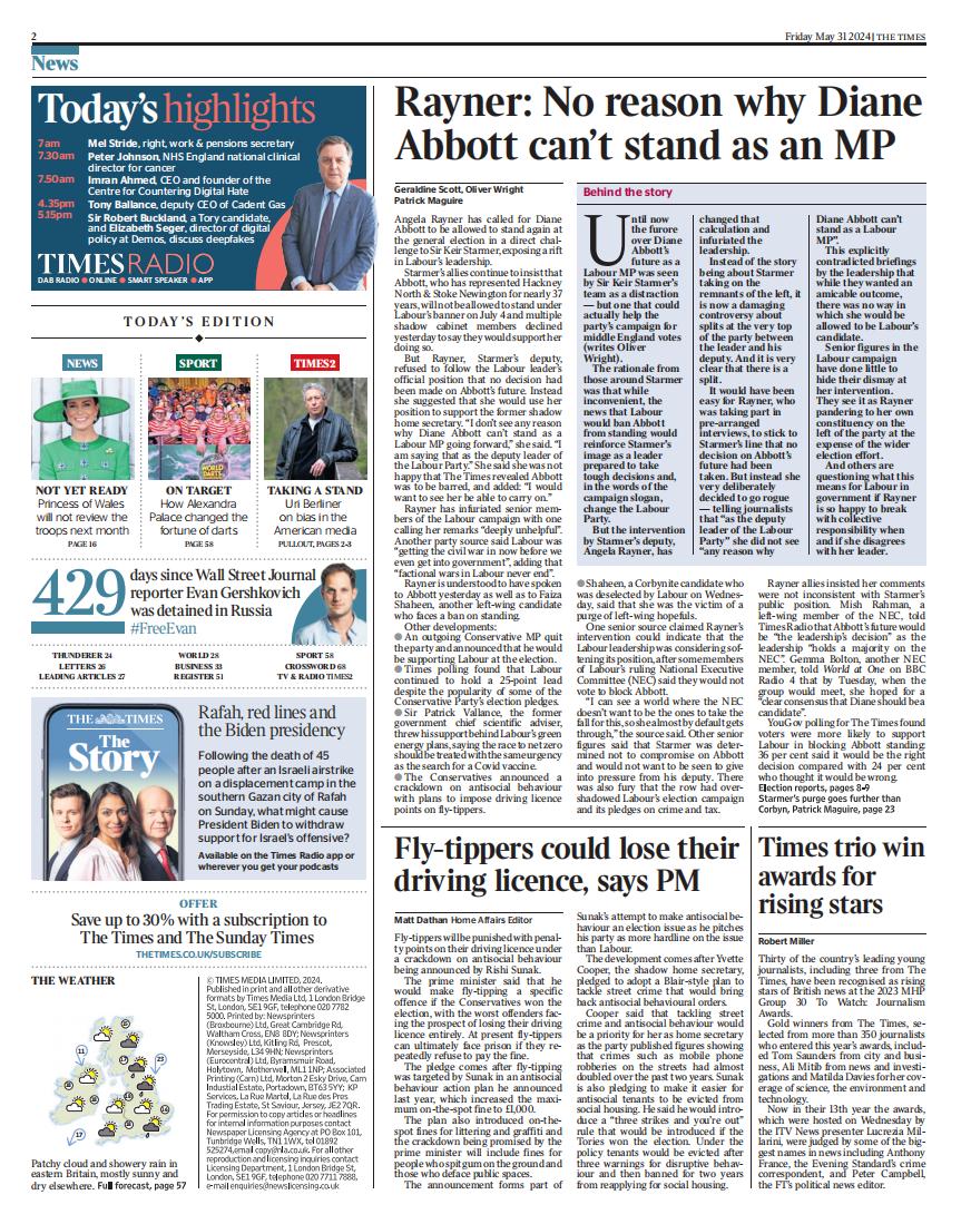 The Times - 31 May 2024_waikanstore.com_01.jpg